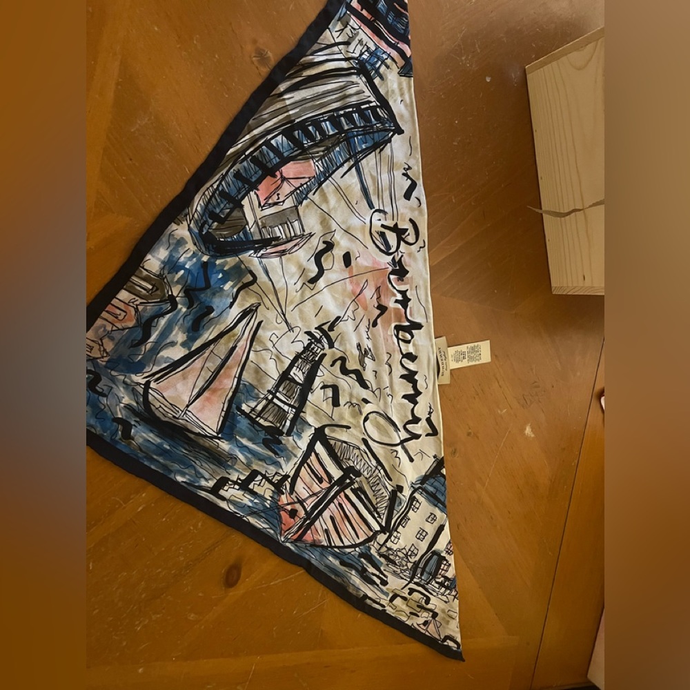 Burberry silk scarf